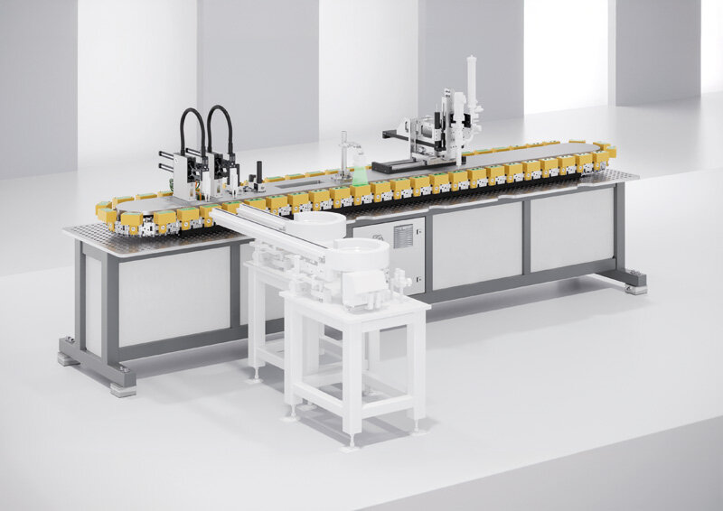 The Link Conveyor System LS Link from WEISS can be installed both horizontally and vertically.